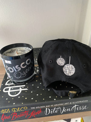 Disco Queen Embroidered Hat and Luxury Candle Bundle - SAVE $16