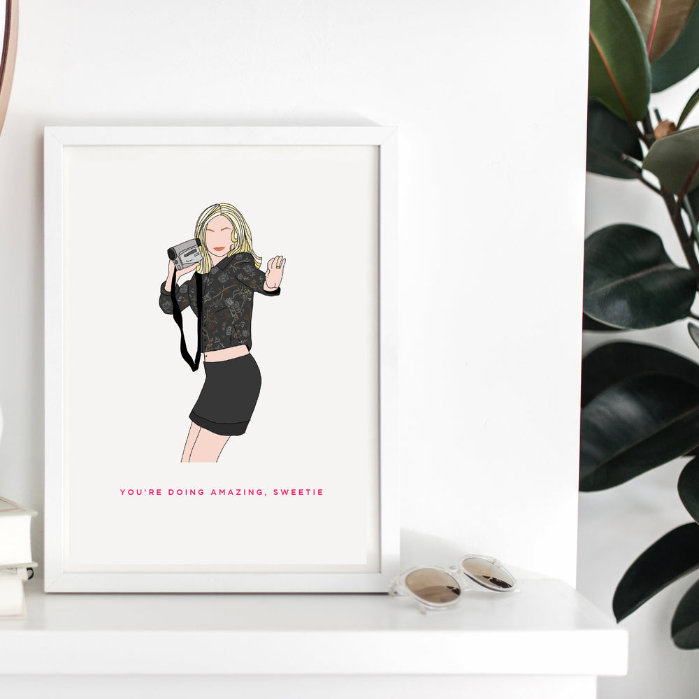 You're Doing Amazing Sweetie Print | Mean Girls Quote Print