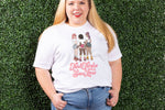 Retro Rollerskating Illustration Thick Thighs Save Lives Tee