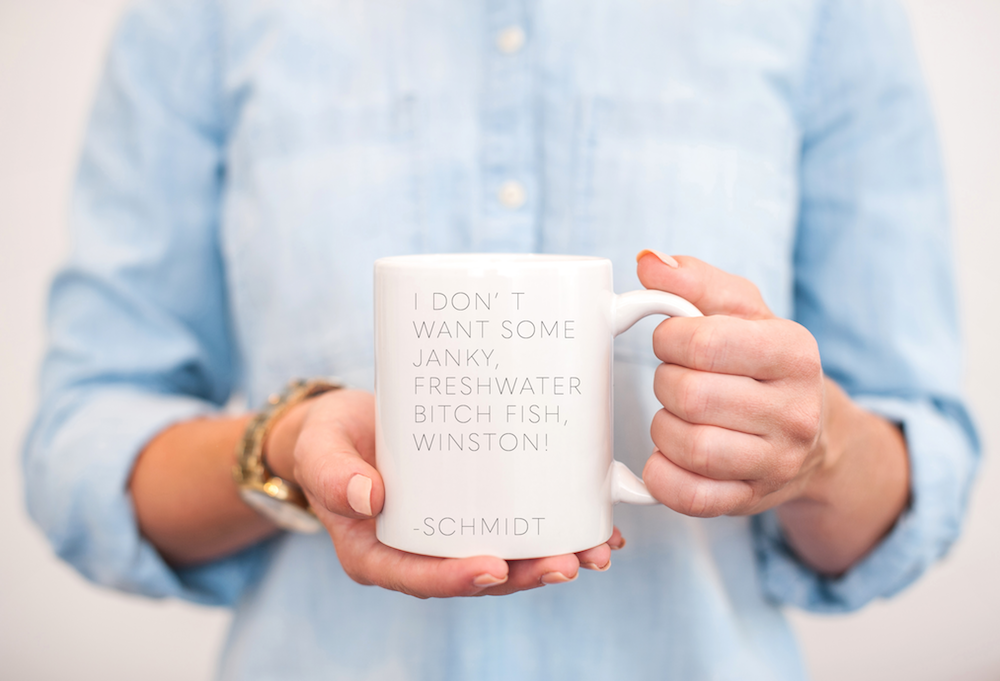 I Don't Want Some Janky Freshwater Bitch Fish New Girl Quote Mug