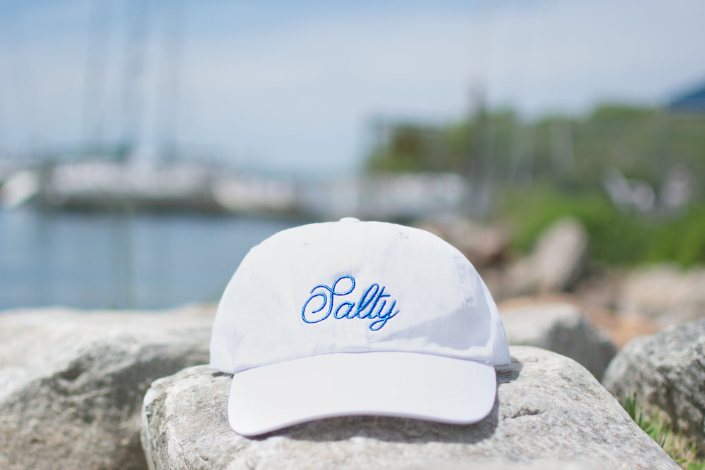 Salty Embroidered Dat Hat with Martini and Oyster