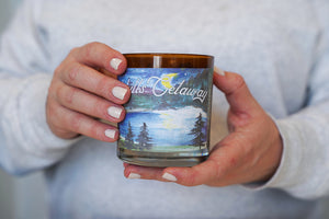 
            
                Load image into Gallery viewer, Catskills Getaway Luxury Candle | Designed with Catskills artist Kathy Bryant
            
        