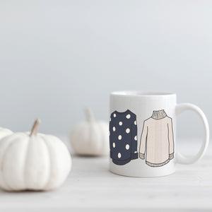 
            
                Load image into Gallery viewer, Fall Sweater Weather Illustration Mug
            
        